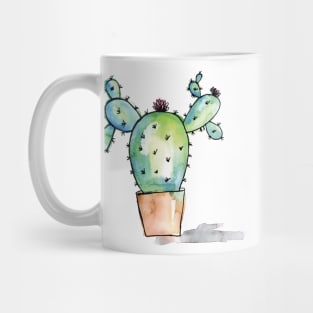 Watercolor Cactus Mug